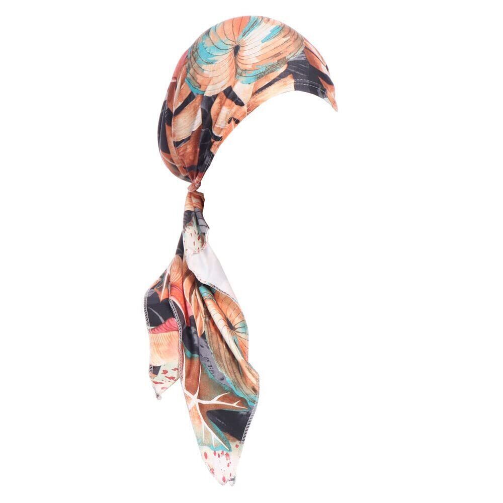 8746 Pre-Tied Bandana Turban Hat Chemo Cancer Headscarf Headwraps Headwear